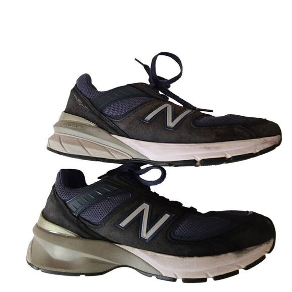 New Balance Womens W990NVS Blue Suede Running Shoe Made in USA Size 10 - Picture 3 of 12
